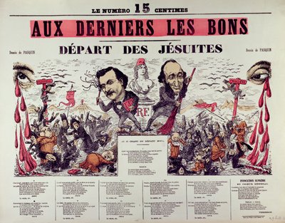 The Departure of the Jesuits, 1880 by Pasquin